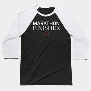 Marathon Race Finisher 262 Runners Baseball T-Shirt